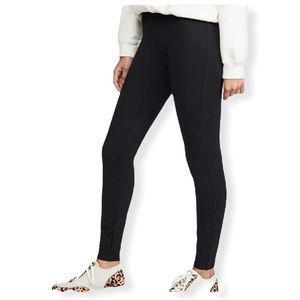 Assets by SPANX Black Structured Ponte Leggings